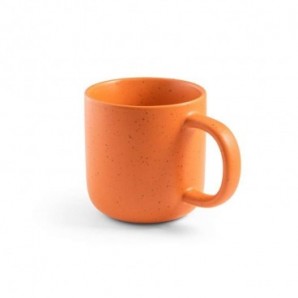 Taza de cerámica de 370ml Naranja