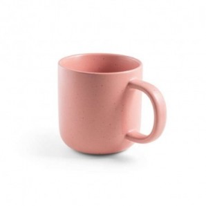 Taza de cerámica de 370ml Rosa claro