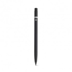 Bolígrafo sin tinta con cuerpo de aluminio 100% reciclado Negro