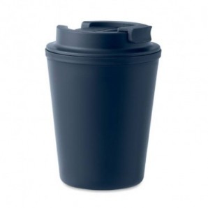 Vaso de PP reciclado 300 ml Azul marino