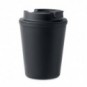 Vaso de PP reciclado 300 ml Negro