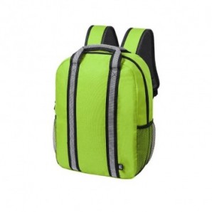 Mochila Fabax con tiras reflectantes Verde claro