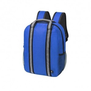 Mochila Fabax con tiras reflectantes Azul