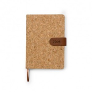 Agenda de Corcho A5 Flinex 2025 personalizada Sin color