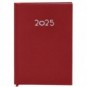 Agenda A5 Canek 2025 personalizada en PU Rojo