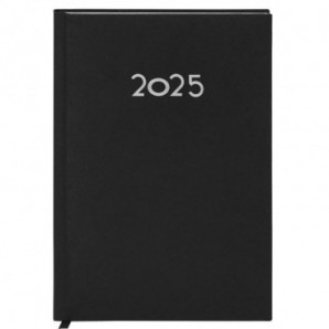 Agenda A5 Canek 2025 personalizada en PU Negro