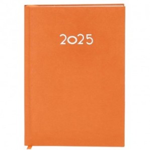 Agenda A5 Canek 2025 personalizada en PU Naranja