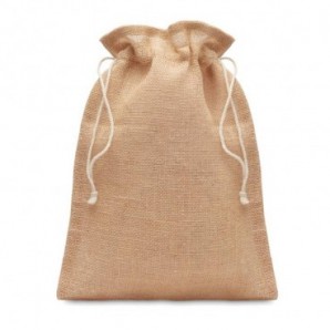 Bolsa regalo mediana de yute Beige