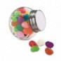 Bote de cristal con caramelos Multicolor