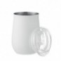 Vaso de acero inoxidable reciclado 500 ml Blanco