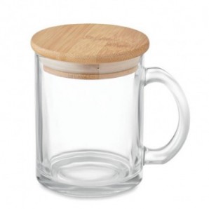 Taza de vidrio reciclado 300 ml Transparente