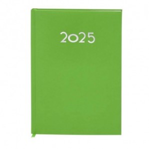 Agenda Bultman 2025 17x25 cm. personalizada Verde