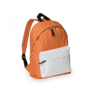 Mochila Discovery Naranja y blanco