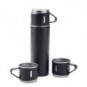 Set botella y taza doble pared Negro