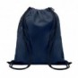 Bolsa grande en poliéster con cordón grueso Azul