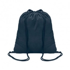 Mochila de cuerdas de algodón Azul marino