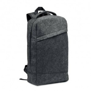 Mochila fieltro RPET para portatil 13 pulgadas Gris oscuro