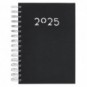 Agenda A5 Witrex 2025 con anillas personalizada Negro