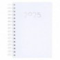 Agenda A5 Witrex 2025 con anillas personalizada Blanco