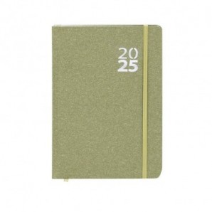 Agenda reciclada A5 Florian 2025 personalizada Verde