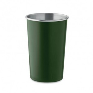 Taza acero inox. reciclado 350 ml Verde oscuro