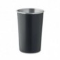 Taza acero inox. reciclado 350 ml Negro