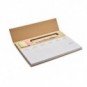 Planificador semanal de mesa con notas Beige