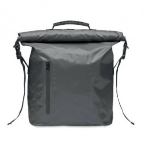 Mochila impermeable RPET 210D Gris oscuro