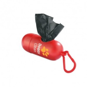 Contenedor bolsas con mosquetón