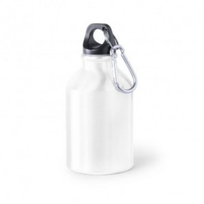 Bidon de aluminio Henzo 330 ml Blanco