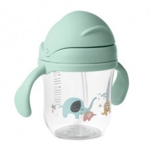 Vaso para bebés Tritan 250ml Verde menta