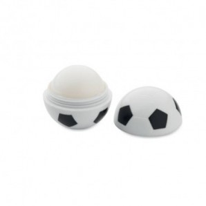 Bálsamo labial balón fútbol Blanco y negro