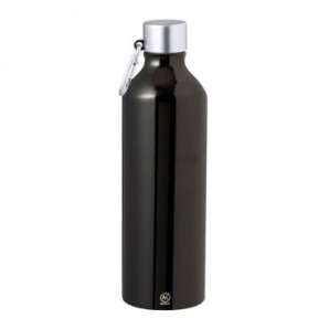 Botella de aluminio reciclado Winex 800 ml Negro