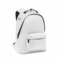 Mochila PU suave para portátil 15 pulgadas Blanco