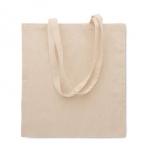 Bolsa compra polialgodón 130gr Beige