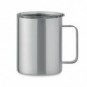 Taza de doble pared 300 ml Plateado mate