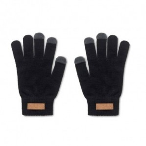 Guantes táctiles RPET Negro