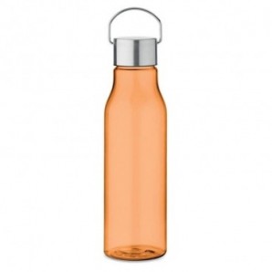 Botella RPET y tapa PP 600 ml Naranja transparente