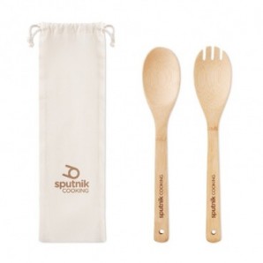 Set de 2 utensilios cocina para ensalada