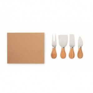 Set de 4 cuchillos para queso