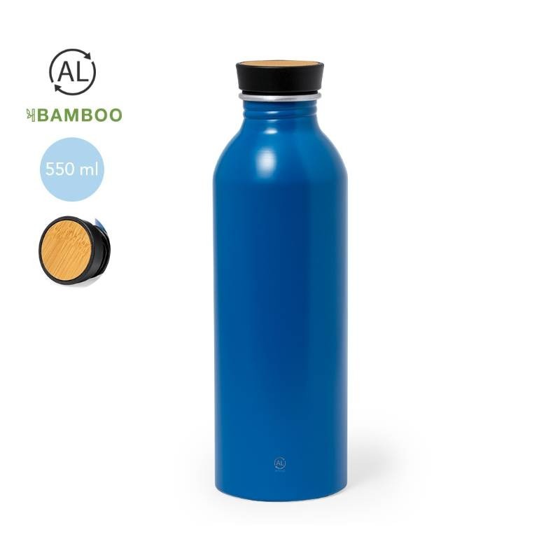 Bidón de aluminio reciclado Claud 550 ml