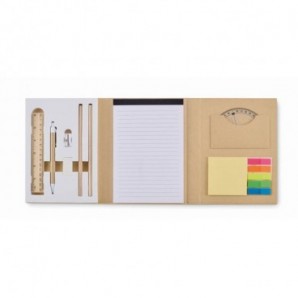 Set de bloc notas y accesorios