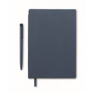 Libreta A5 tapa dura PU con bolígrafo