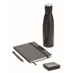 Set de regalo de lujo 3 piezas libreta