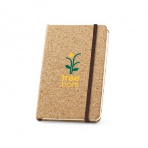 Libreta de bolsillo de corcho en material certificado FSC™