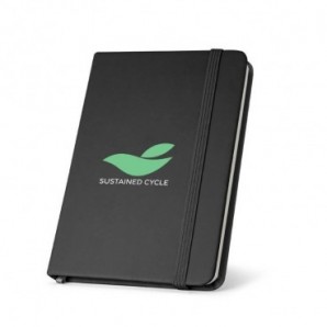 Cuaderno A5 de tapa dura en PU 100% reciclado