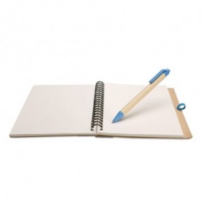Libreta papel reciclado y Bolígrafo - vista 2