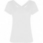 Camiseta Agnese manga corta espalda cruzada blanca