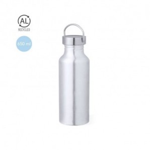 Botella de aluminio reciclado Zandor 650 ml