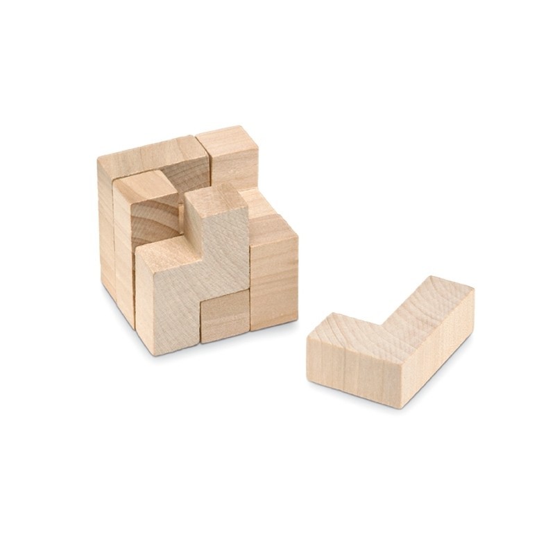 Puzzle de madera en bolsa